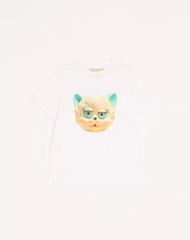 Valentino Cotton T-Shirt with Le Chat De La Maison Print