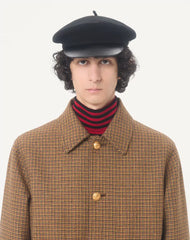 Valentino Wool Bomber Jacket With Houndstooth Pattern