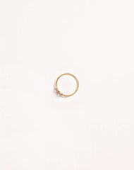 VLOGO SIGNATURE METAL AND SWAROVSKIÂ® CRYSTAL RING