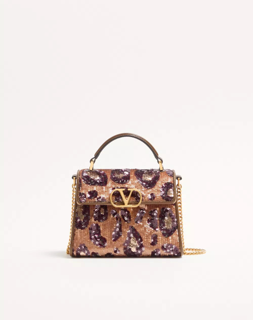 Valentino Garavani Vsling Mini Embroidered Animalier Handbag