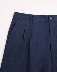 Valentino linen cuffed bermuda shorts