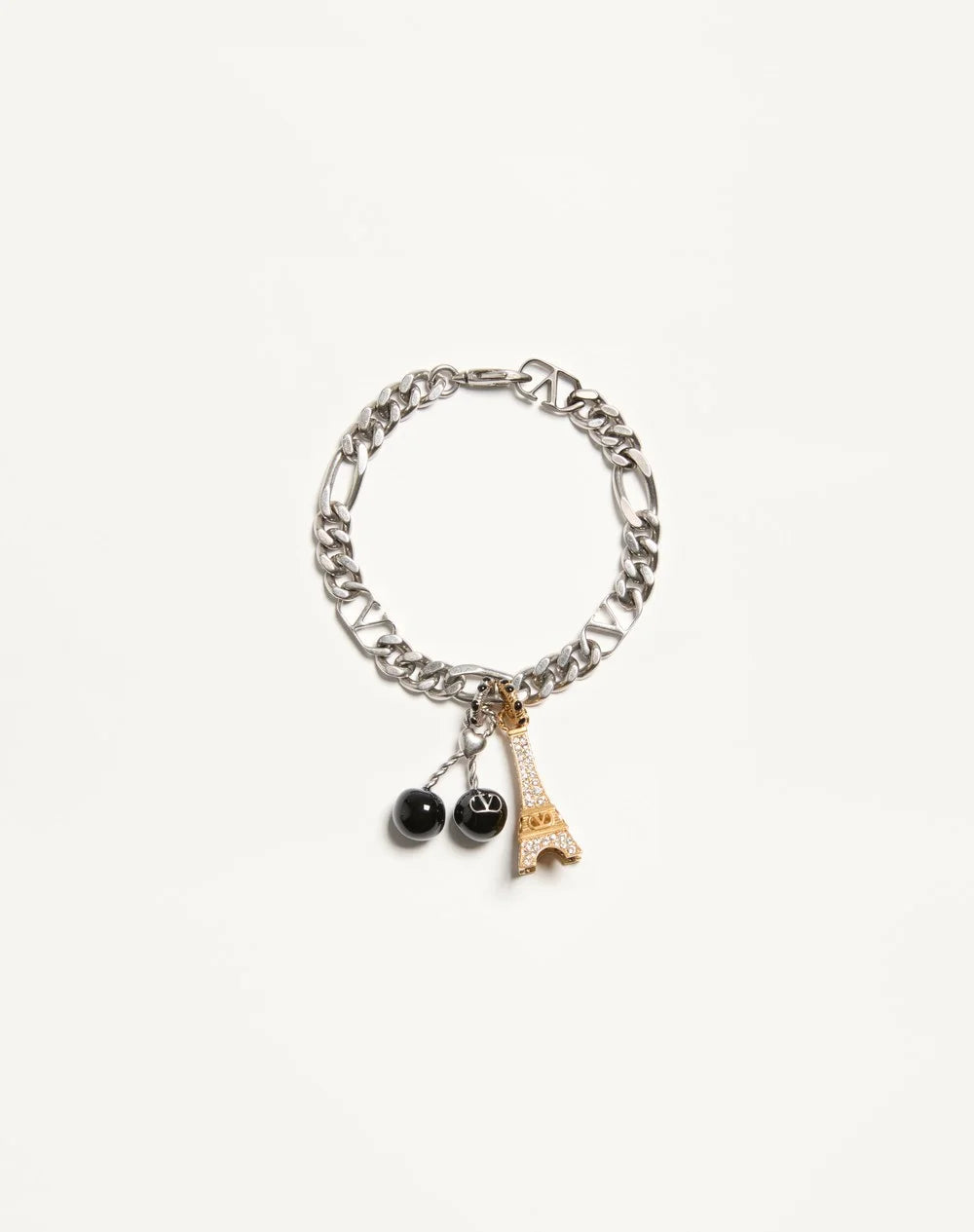 Chez Valentino Bracelet In Metal, Enamel And SwarovskiÂ® Crystals