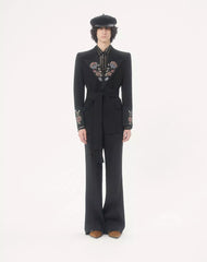 Valentino Silk Chiffon & Lurex Shirt
