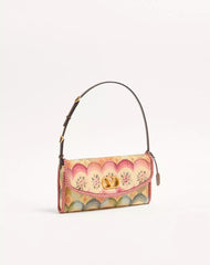 Valentino Garavani Devain Small Shoulder Bag In Jacquard Apres L'Hiver Fabric