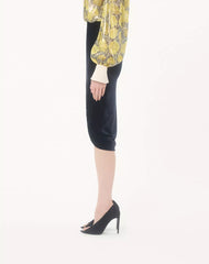 Velvet Midi Skirt