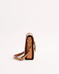 Valentino Garavani 9To5 Shoulder Bag In Jacquard Raffia With Cherryfic Motif