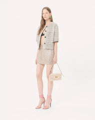 Valentino Garavani Devain Small Shoulder Bag With Pearls And Rhinestones