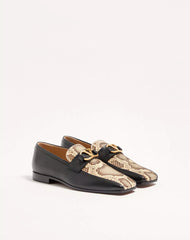 VLogo Signature Kidskin And Python Loafer