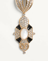 Pas Plus Earrings In Metal, Resin, Enamel And SwarovskiÂ® Crystals