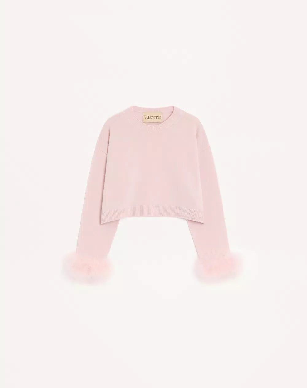 Cashmere Jumper With Feathers
