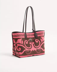 Valentino Garavani Medium Shopping Bag In Terry Cloth