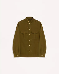 Valentino Shirt Jacket In CannetÃ© Cotton With VLogo Embroidery