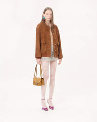 Valentino Garavani Rockstud Small Shoulder Bag In Suede