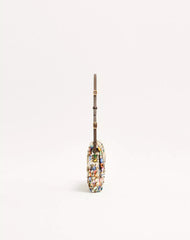 Valentino Garavani Devain Embroidered Small Shoulder Bag